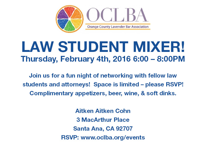 OCLBA Law Student Mixer